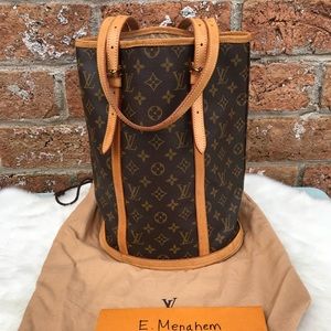 Authentic Louis Vuitton Bucket GM